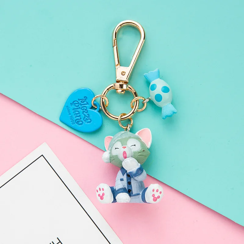 

Korea Cute Animal Rabbit Cat Bear Keychain Cartoon Doll Handbag Pendant Fine Accessory Couple's Charm Jewelry Gift Hot Sale 2020