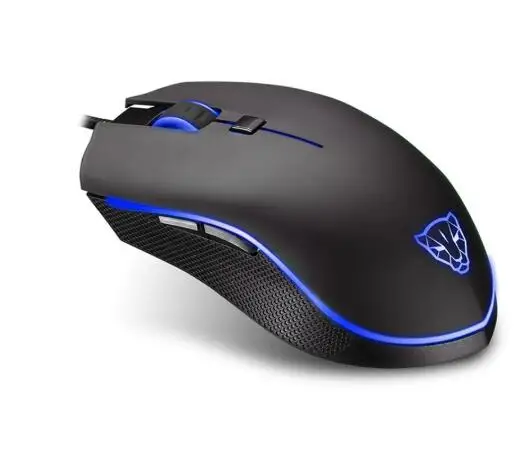 Motospeed V40 USB Проводная игровая мышь 6 кнопок оптическая RGB светодиодный световая мышь геймер 4000 dpi для ПК ноутбука Настольная компьютерная игра