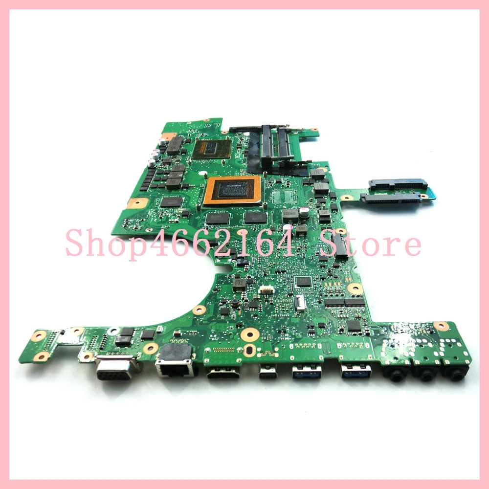 G751JT I7-4710 CPU GTX970M/3G материнская плата для ASUS G751J G751 G751JY REV2.5 ноутбука протестирована