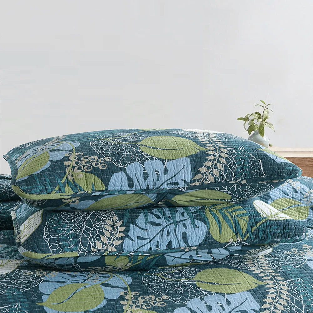 Высококачественное покрывало комплект из 3 предметов стеганое хлопковое