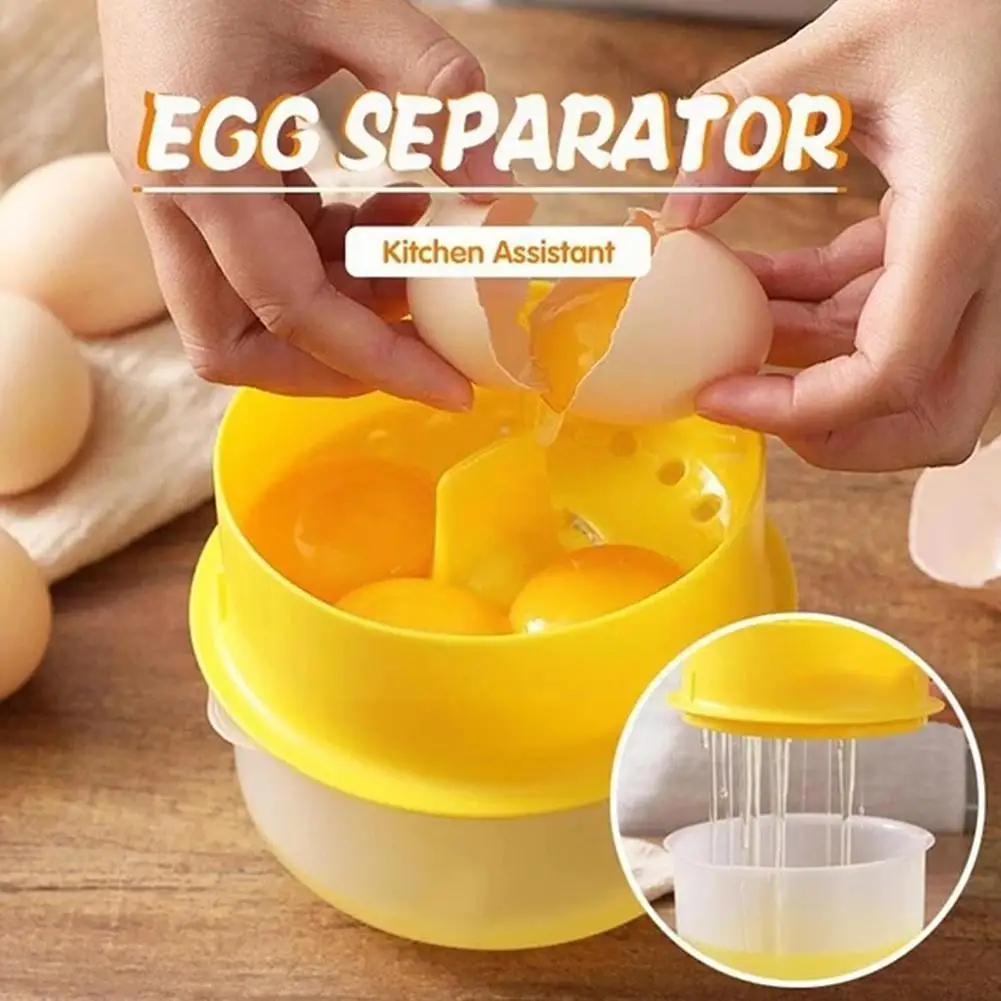 

Egg Separator Egg White Yolk Separator Cooking Gadgets Home Accessories Separation High Kitchen And Egg Tools Baking Capaci V8v5