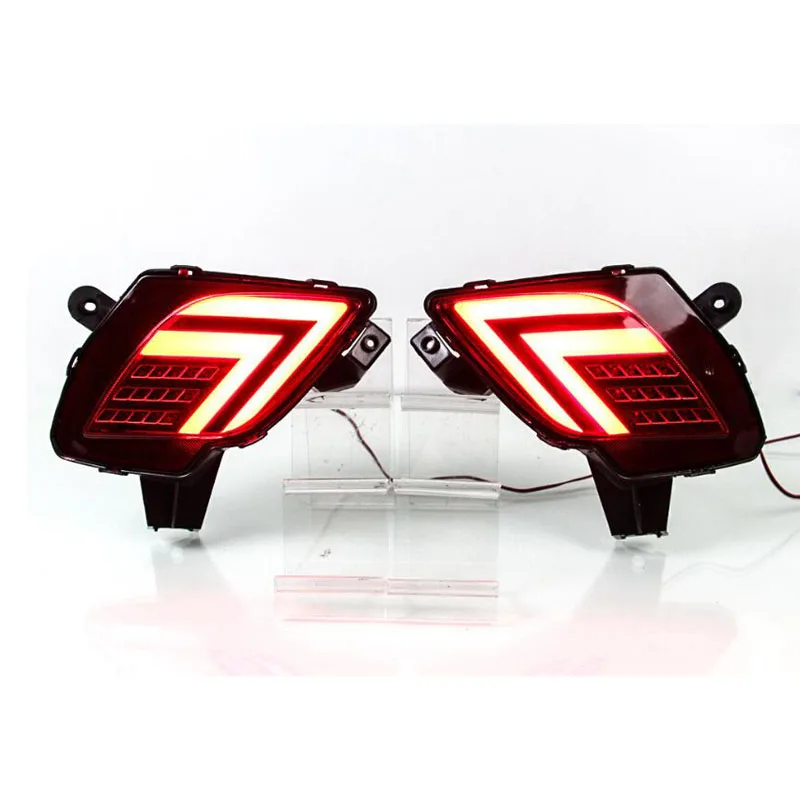 2pcs Car Rear Bumper Brake Light LED Reflector Driving Fog Lamp for Mazda CX-5 2013 2014 2015 2016 Turn Signal | Автомобили и