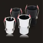 Затемнения светодиодный COB Точечный светильник потолочный светильник AC85-265V 5 Вт, 7 Вт, 9 Вт, 12 Вт, 15 Вт Алюминий Утопленный вниз светильник s Круглый Светодиодный точечный светильник