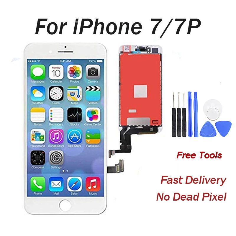 ЖК дисплей для iPhone 7 с сенсорным экраном AAA +++ сменный дигитайзер в сборе 7P экран