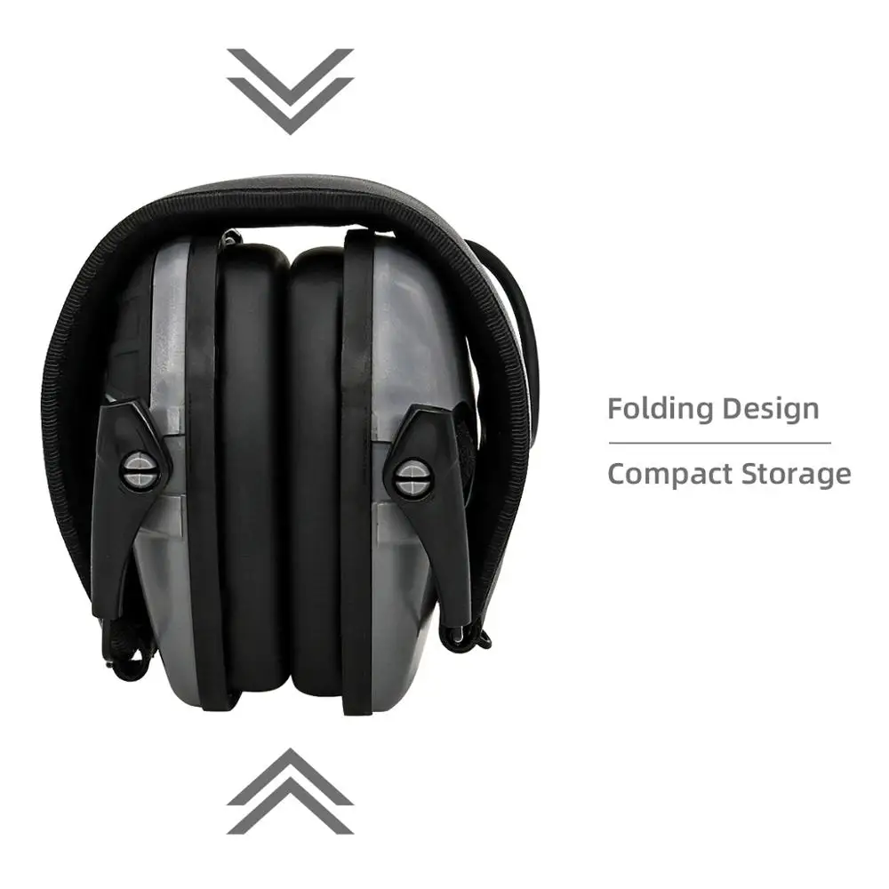 Уличные спортивные наушники с шумоподавлением защитные Тактические электронные