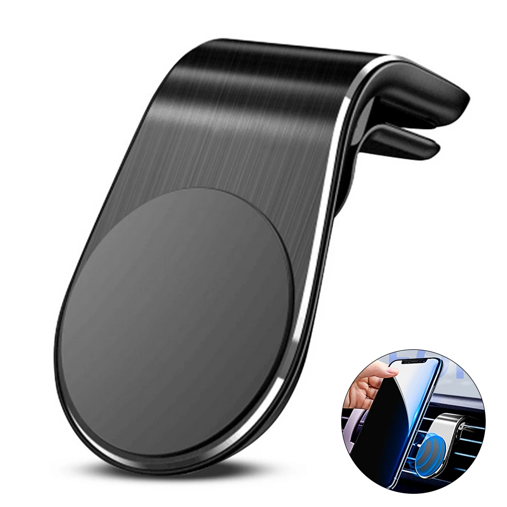 

IXUR New Magnetic Car Phone Holder Mini Air Vent Magnet Mount Mobile GPS Support Smartphone Stand
