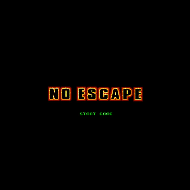 

16-битная большая серая игровая карта No Escape для игроков NTSC, версия для США