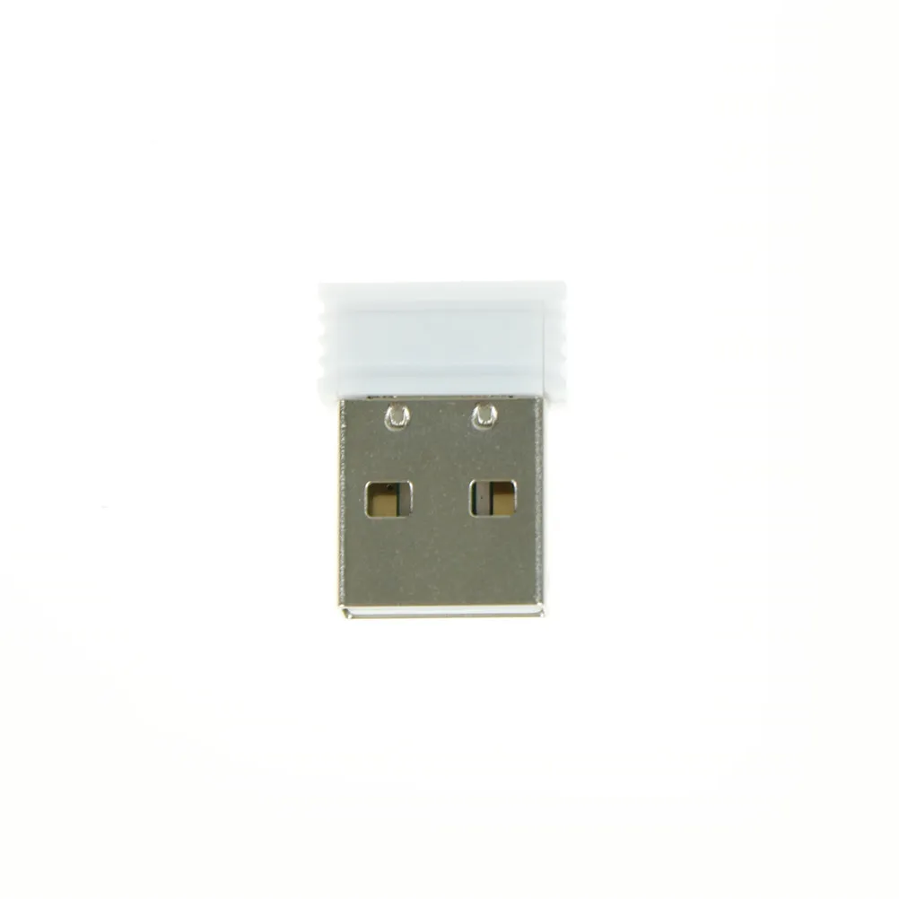 Белый Беспроводной приемник Dongle Unifying 2,4G беспроводная мышь и адаптер клавиатуры беспроводной usb-приемник для портативных ПК 2*1,4 см - Цвет: Белый