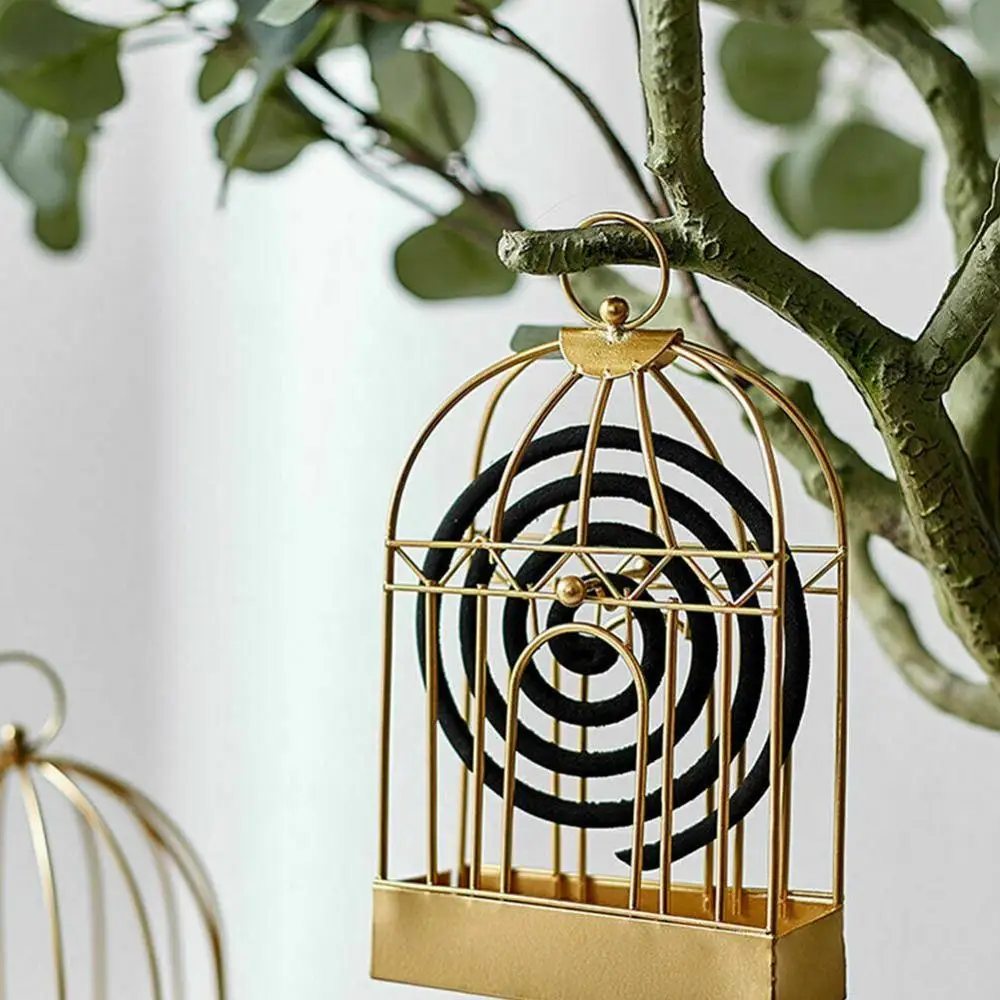 Нордическая Минималистичная стильная железная птичья клетка противомоскитная