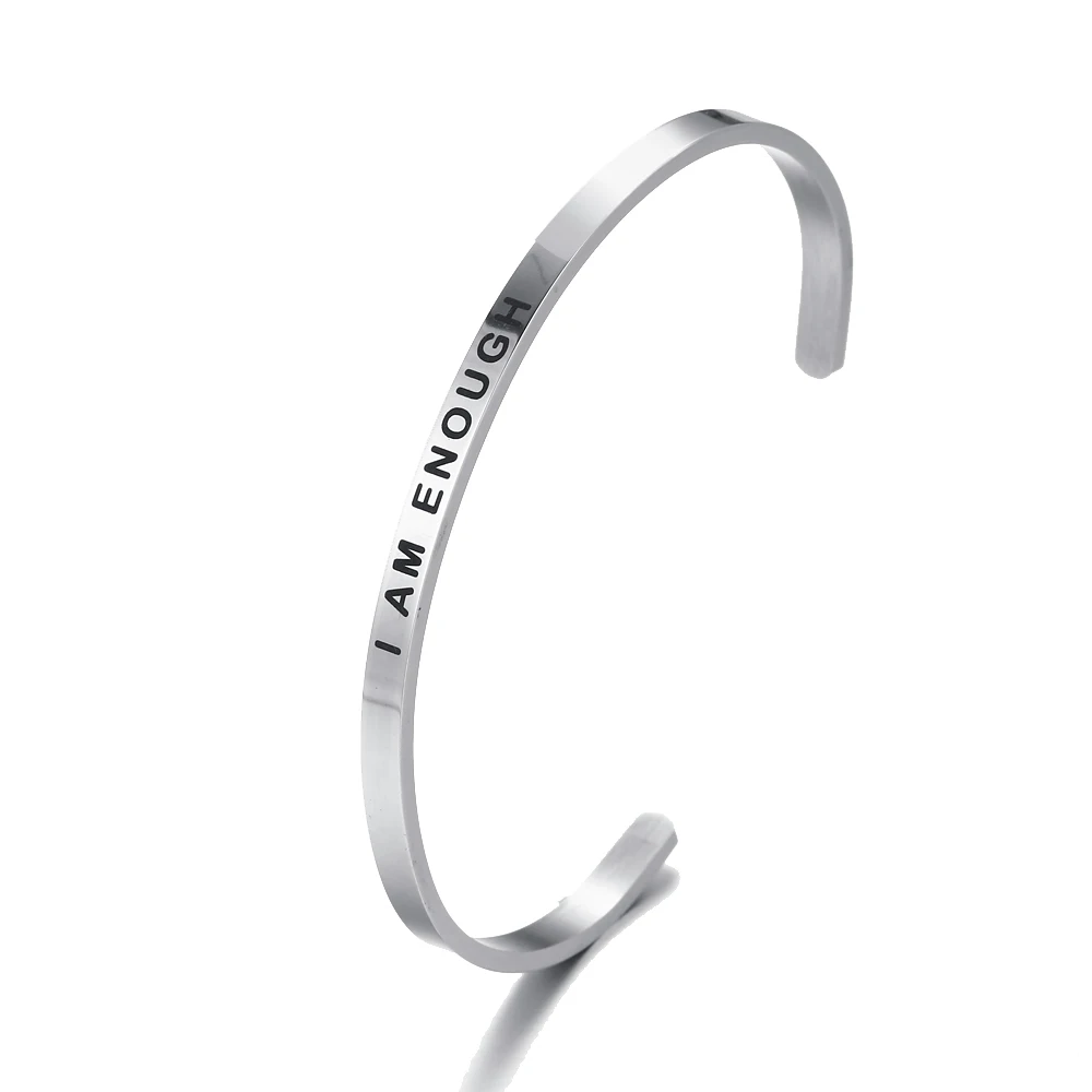 Ювелирные изделия из нержавеющей стали парный браслет для женщин я могу и будем