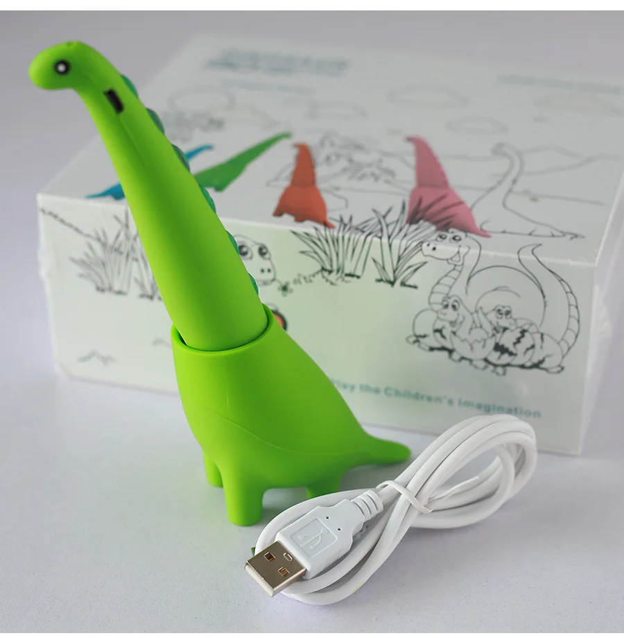 Милая 3d Ручка dinosa, 3d ручки с PLA нитью, 3d модель, креативная ручка для дудлера, детский подарок, 3d Рисунок, pen-3d, ручка для печати