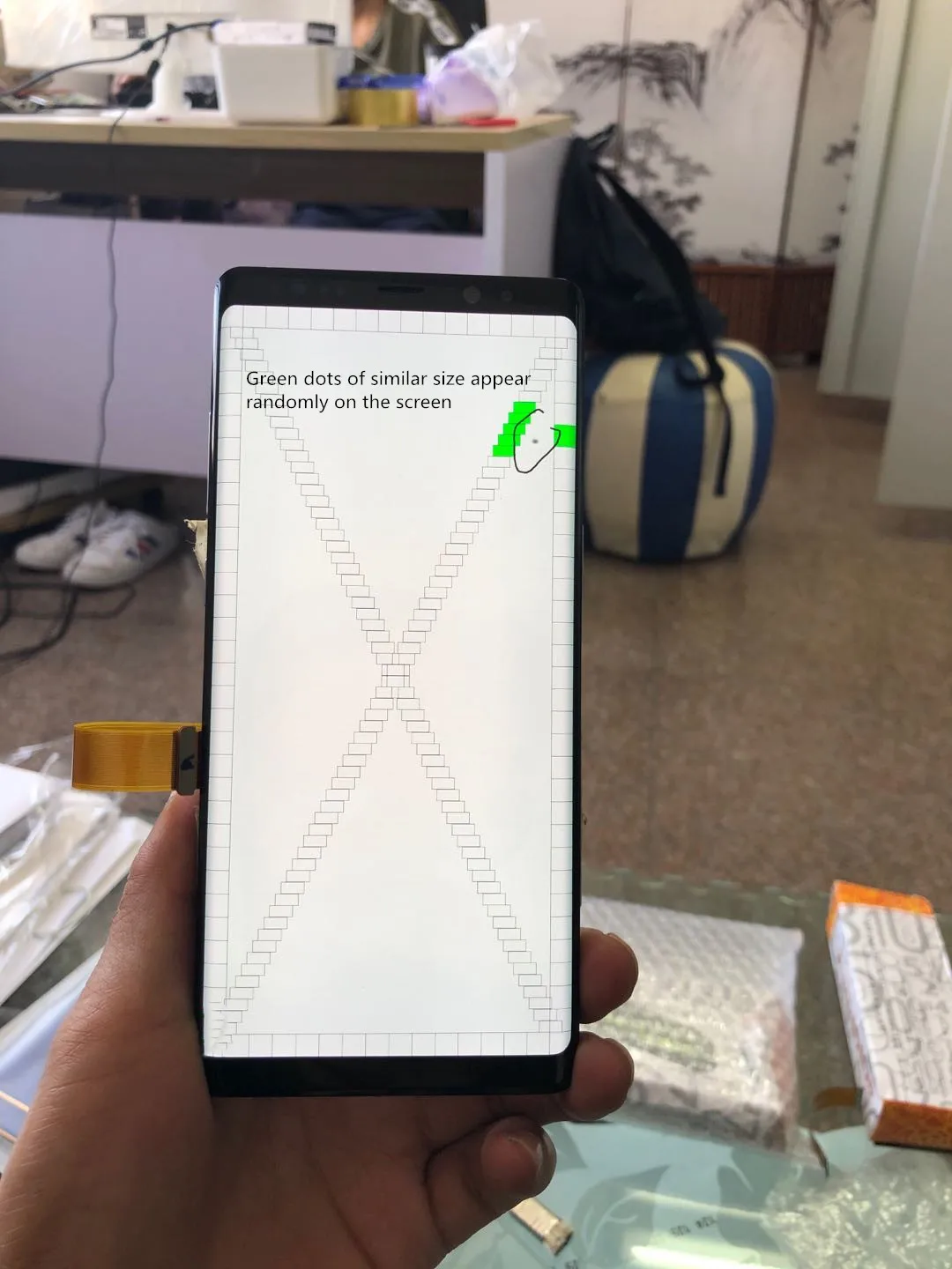 Оригинальный экран Original Note 8 AMOLED 6.3" с LCD и небольшим пятном для SAMSUNG Galaxy Note8 N9500 SM-N950F Touch Screen Digitizer Assembly.