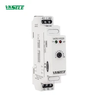 yueqing factory vks5120 15a dpdt on delay off delay waide voltage timer relay switch