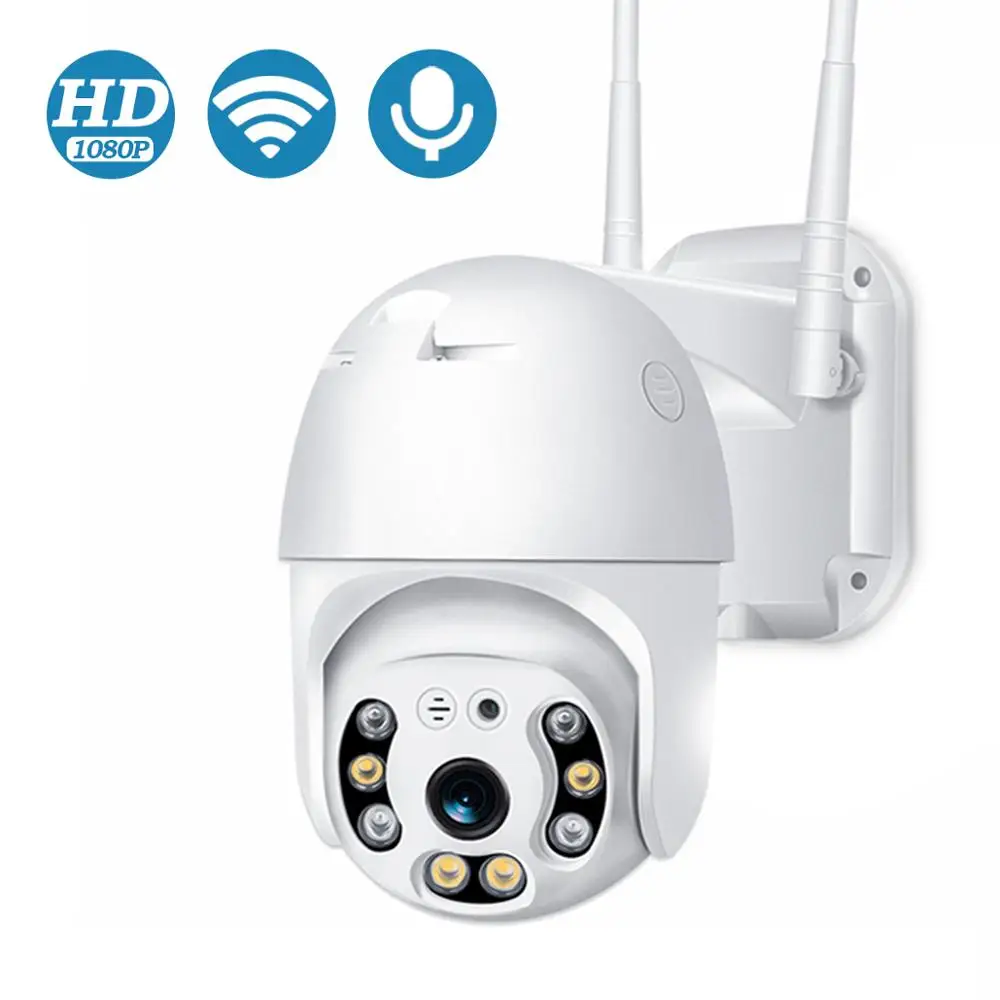 Водонепроницаемая IP камера BESDER 1080P FHD H.265 с поддержкой Wi Fi и голосовым оповещением