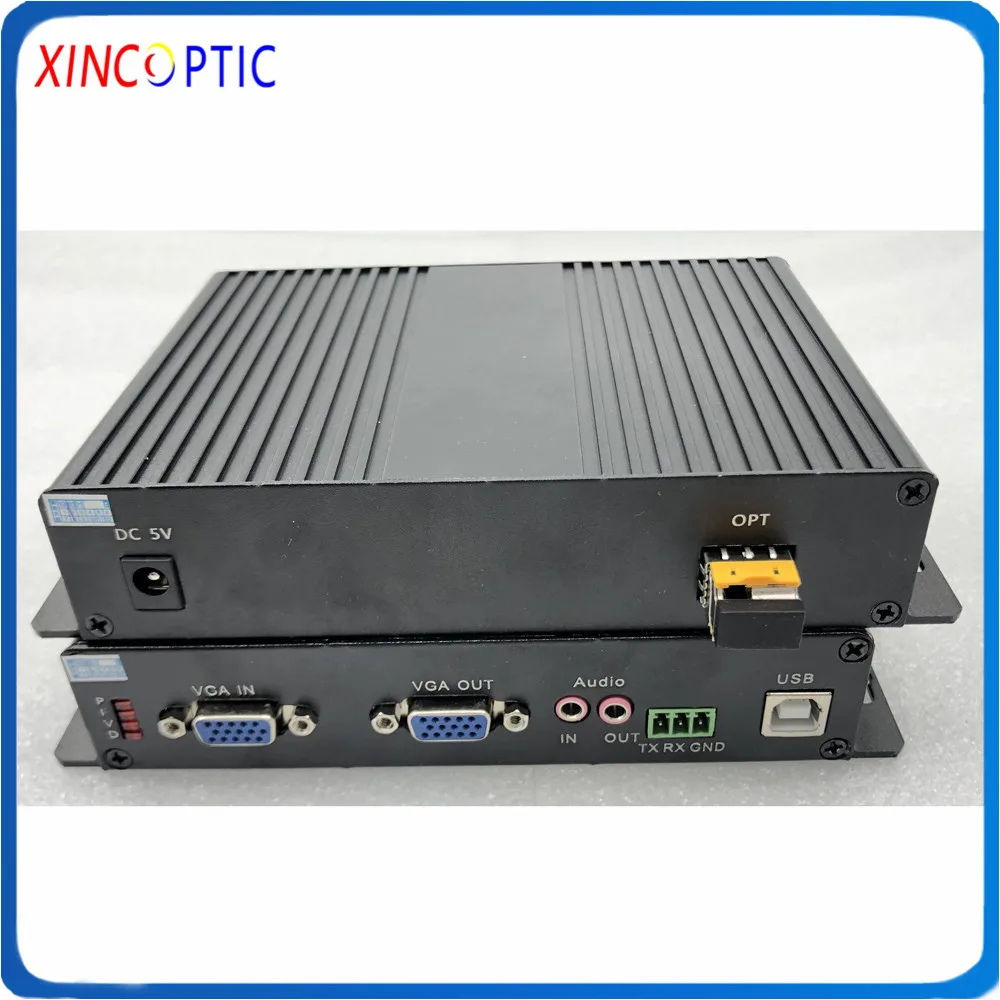 1Ch VGA с обратной связью + RS232 стерео аудио SM SX 3G 20км LC SFP 1920x1080P вещательная система