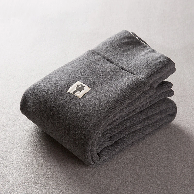 

Cashmere Leggings women's pants winter plush and thickened wear high waist one-piece pants warm pants cotton pants
