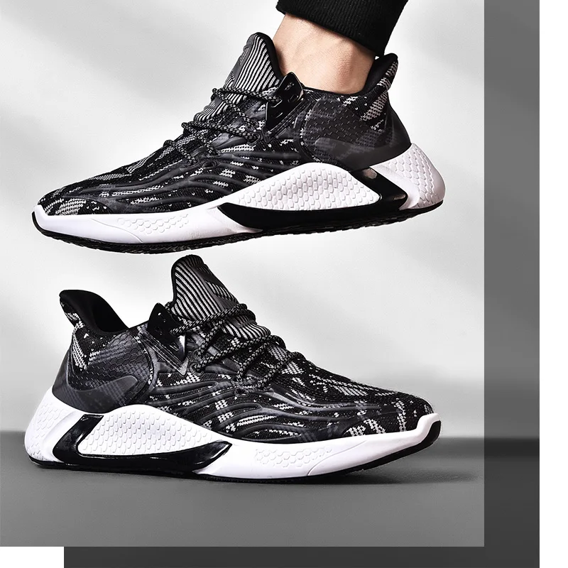 Кроссовки мужские светоотражающие спортивная обувь для бега сетчатые