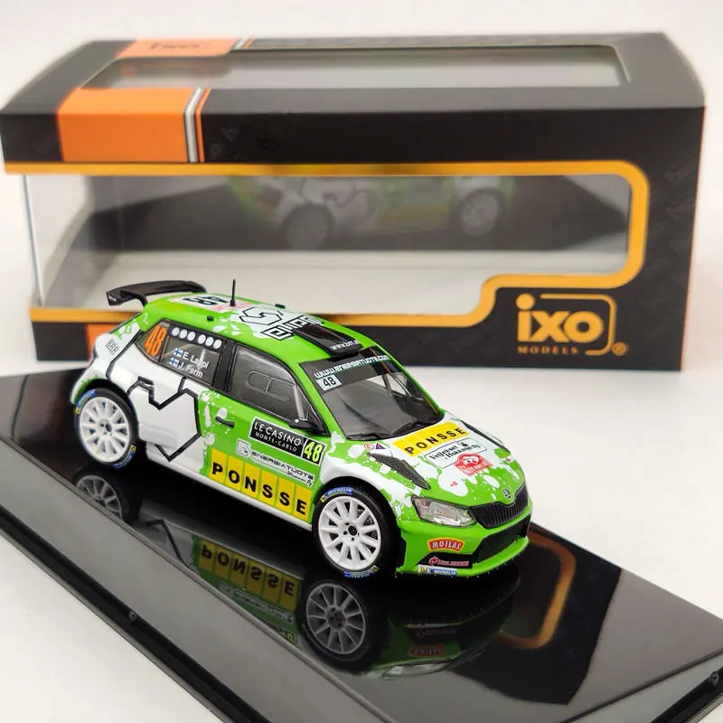 IXO 1:43 для Skoda Fabia R5 #48 Rallye Monte Carlo 2016 RAM628 Ограниченная серия литье под давлением