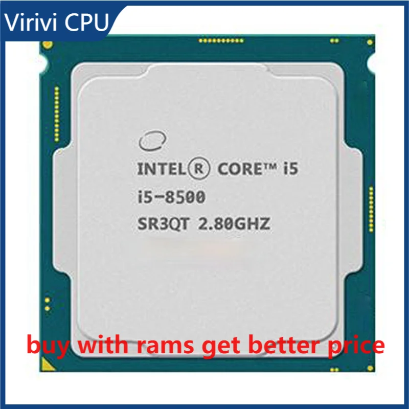 

Intel PC компьютер Core i5 8500 серия процессор I5-8500 ЦП LGA 1151-land FC-LGA 14 нанометров шесть ядер