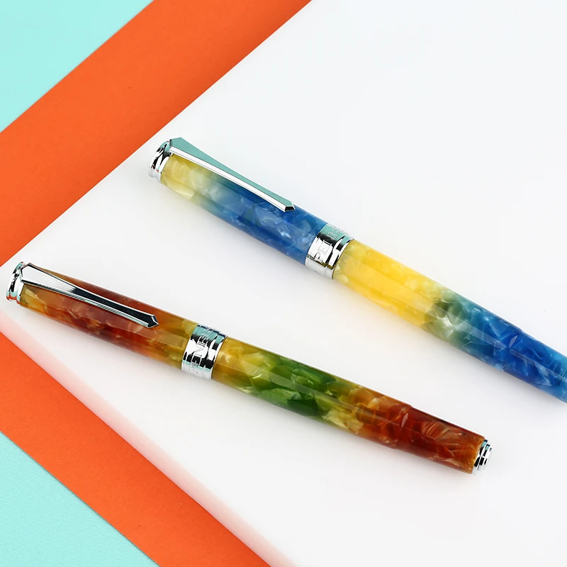 PENBBS 500 Пресс типа перьевая ручка с поршневым смолы акриловые красочный Wall Art