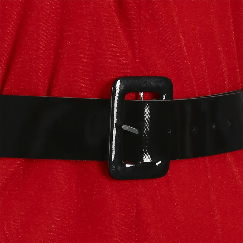 Лидер продаж 2020 Женский Рождественский костюм Санта Клауса для косплея красная