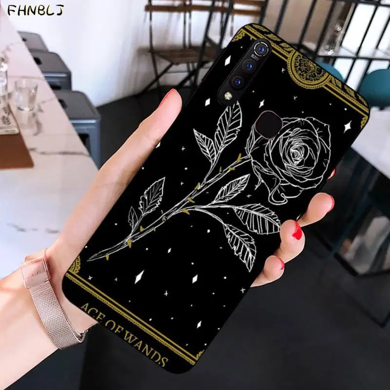 FHNBLJ Le Tarot Egyptien de Dusserre Art Black TPU Soft Phone Case Cover for huawei 7S 7 PRO 9 6 Y5 PRIME 2018 Y7 5 2019 | Мобильные
