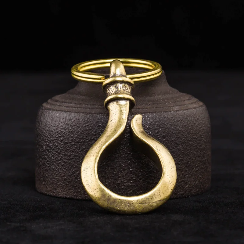 Модный латунный u образный брелок Круглый пояс крючок поясные подвески ювелирный