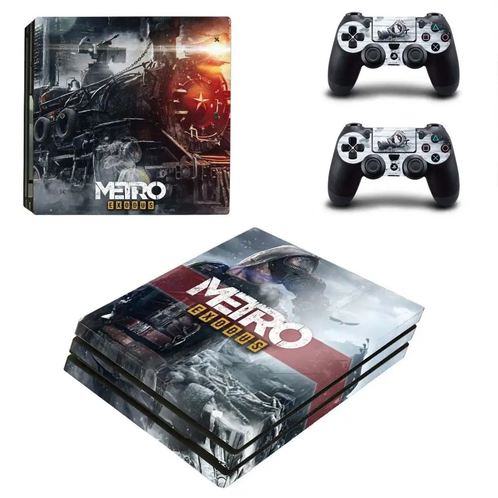 Metro Exodus PS4 Pro стикер s PS 4 Play станция Кожа Стикеры для playstation консоль и