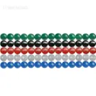 Бусины из агата для изготовления ювелирных изделий, натуральные черныезеленыесиниебелыеразноцветные полудрагоценные круглые бусины, Оптовая Продажа онлайн