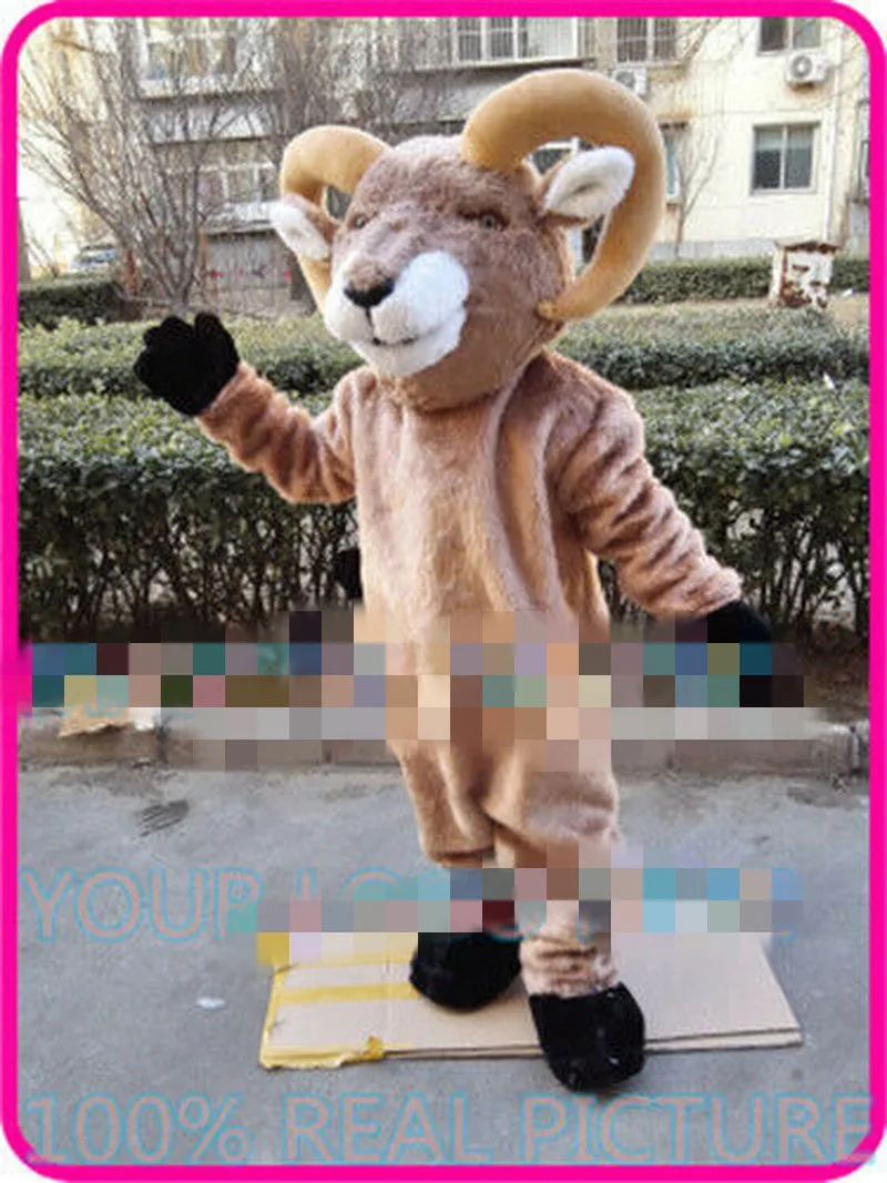 

New Bighorn Mascot Costume Suit Cosplay Party Game Dress Outfit Halloween Adult Factory Wholesale + Free Postage Hot