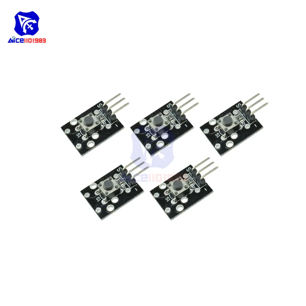 Diymore 5 шт./лот KY 004 Key коммутационный модуль для Arduino AVR PIC микроконтроллер UNO MEGA2560
