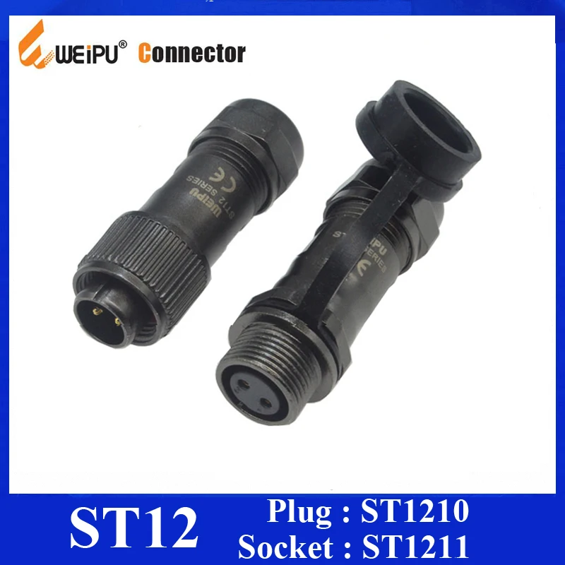 Оригинальные Weipu ST12 соединитель 2 3 4 5 6 7 9-контактный Штекерный Кабель кабель