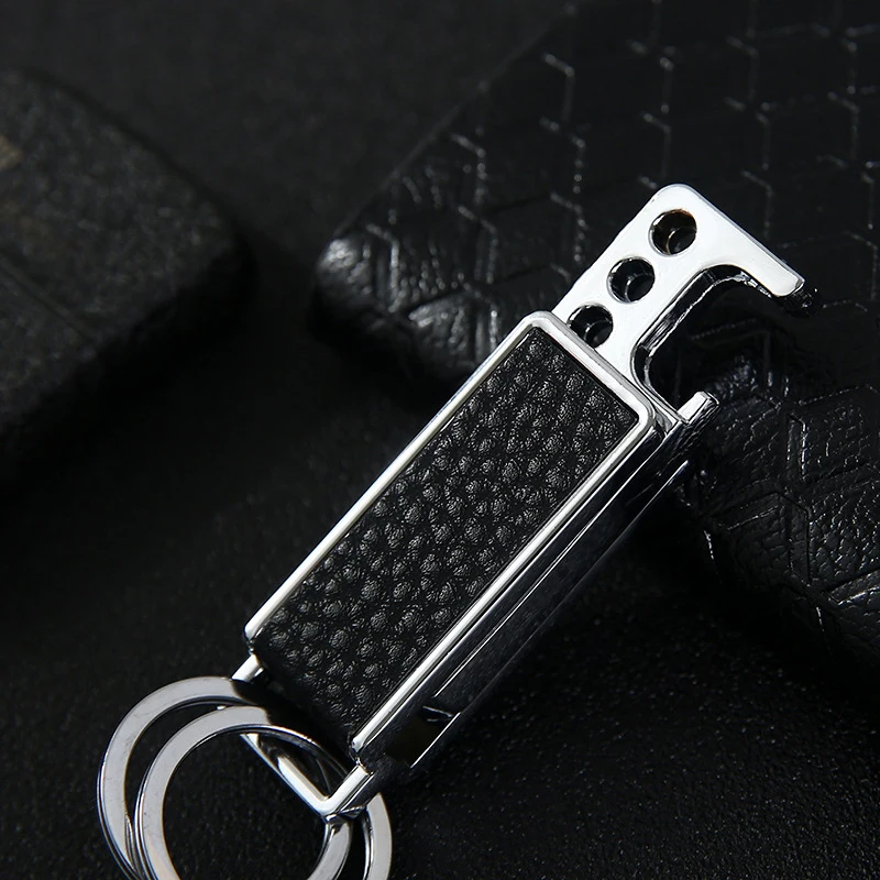 Автомобильный кожаный брелок для ключей с логотипом Mercedes BMW Audi Ford KIA Suzuki Volvo Renault