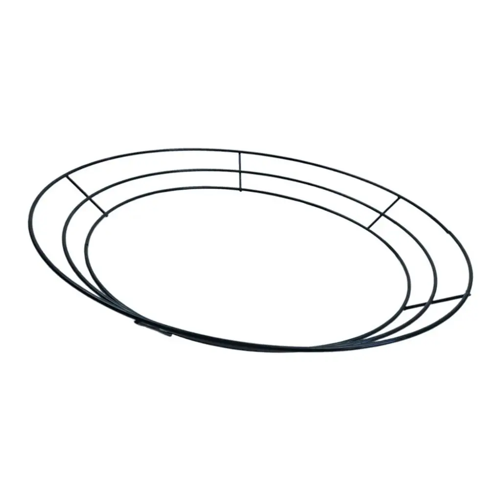 

6 Piece Round-Shaped Metal Wire Wreath Frame Form er, 25cm/10inch