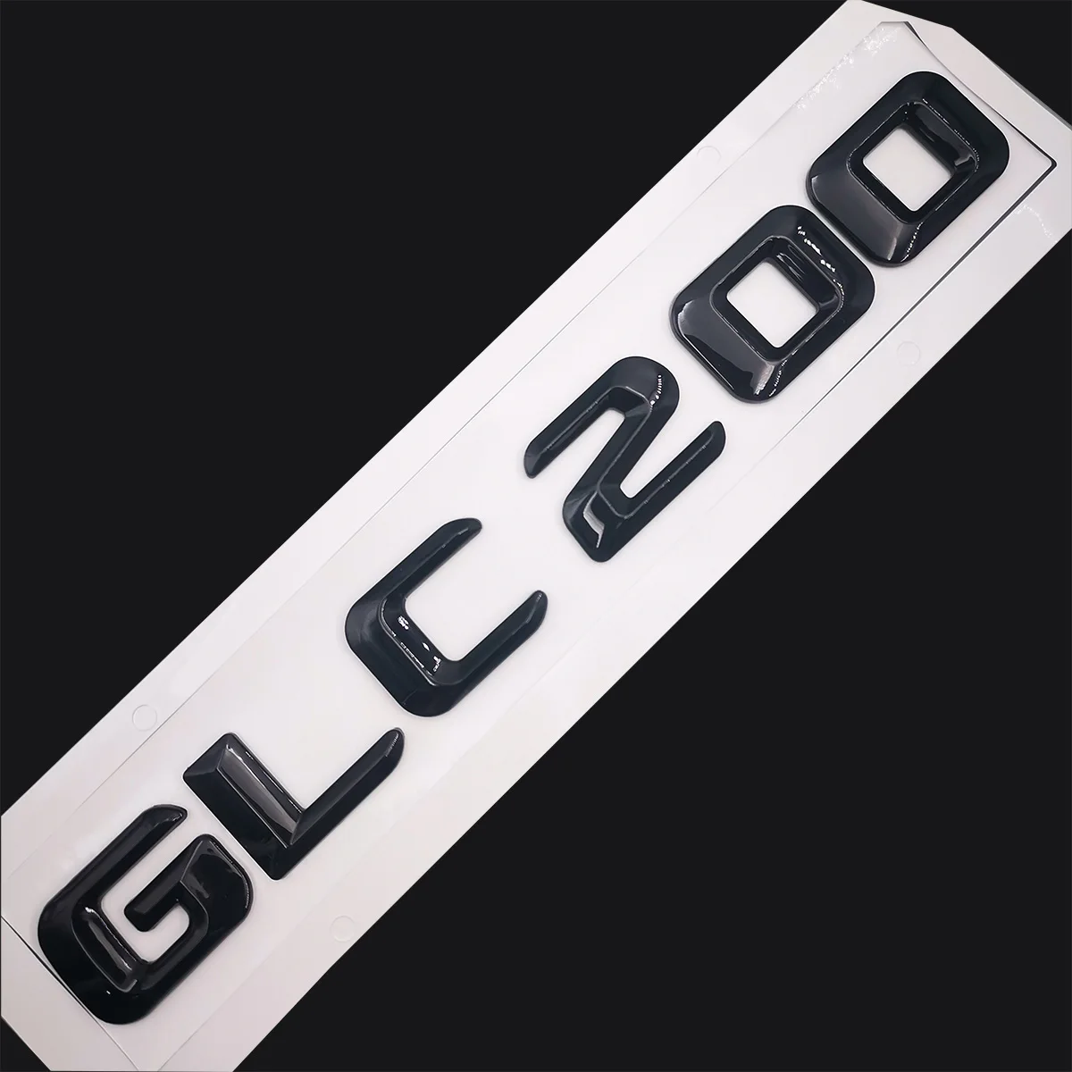 Оригинальный размер 1:1 Автомобильная эмблема заднего хвоста цифры-буквы