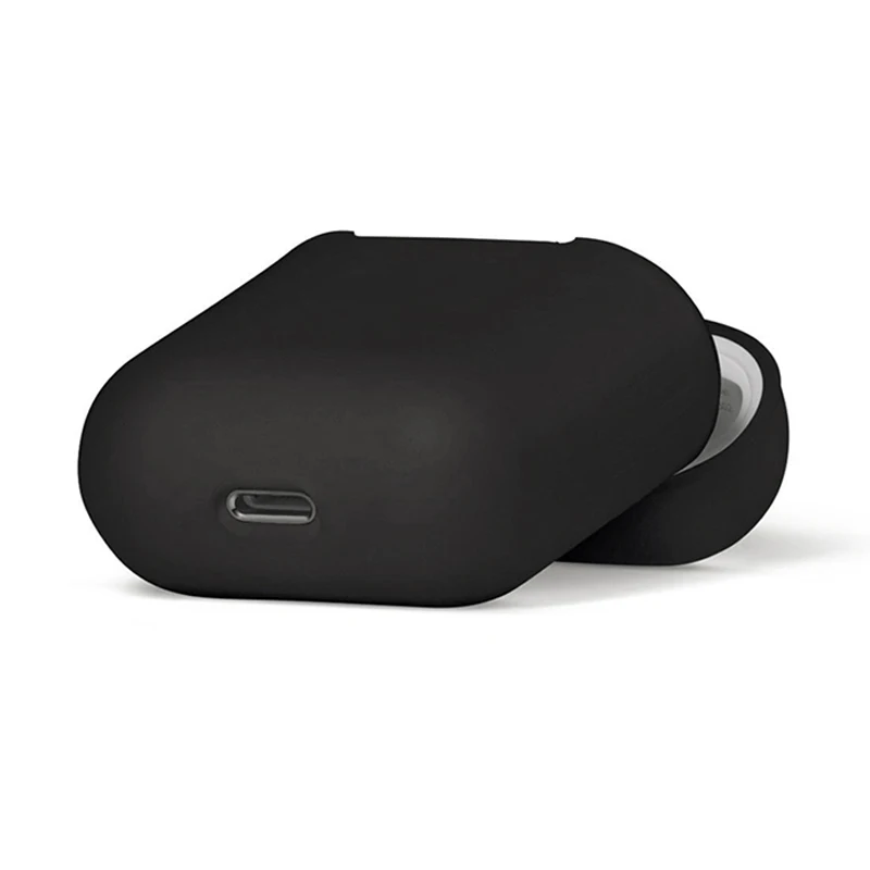 Разноцветный Мягкий силиконовый чехол для наушников ударопрочный беспроводной