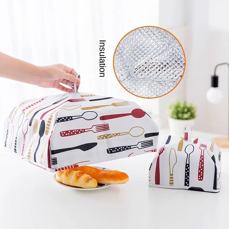 

Kitchen heat preservation food cover Folding cover