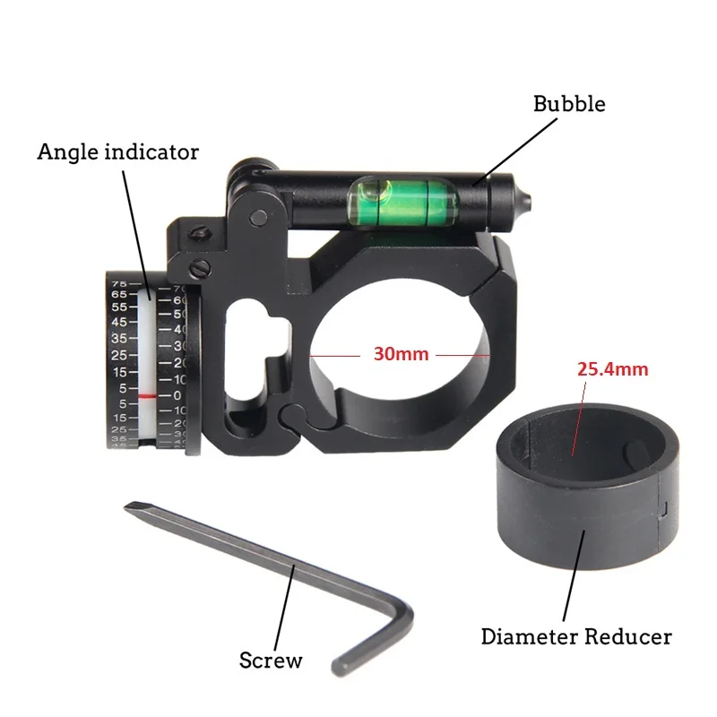 

Angle Indicator Bubble Level Mount 25.4mm/30mm Rings Hunting Accessories For Optical Sight Tactical Scope Mounts