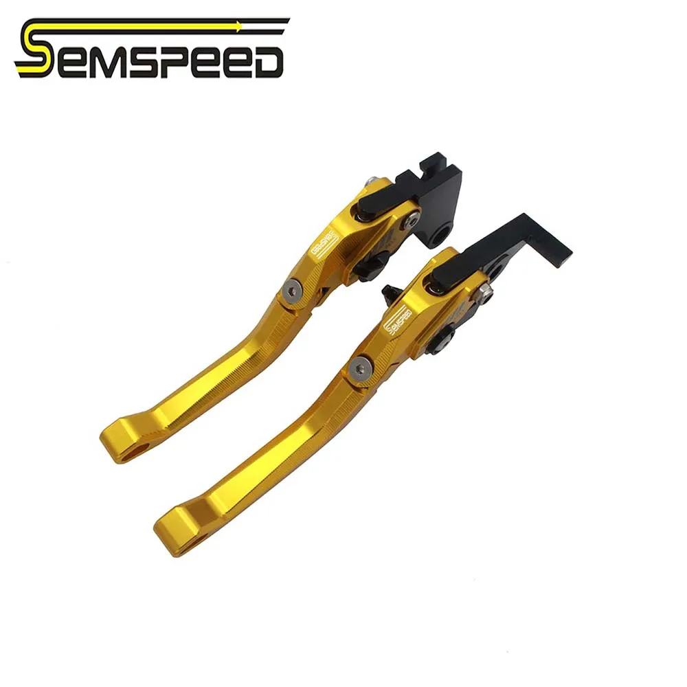 

SEMSPEED Motorcycle 3D Rhombus Adjustable CNC Brake Clutch Levers For Kawasaki ZX-6 ZX6 1990-1999 W800 / SE 2012-2016 ER-5 04-05