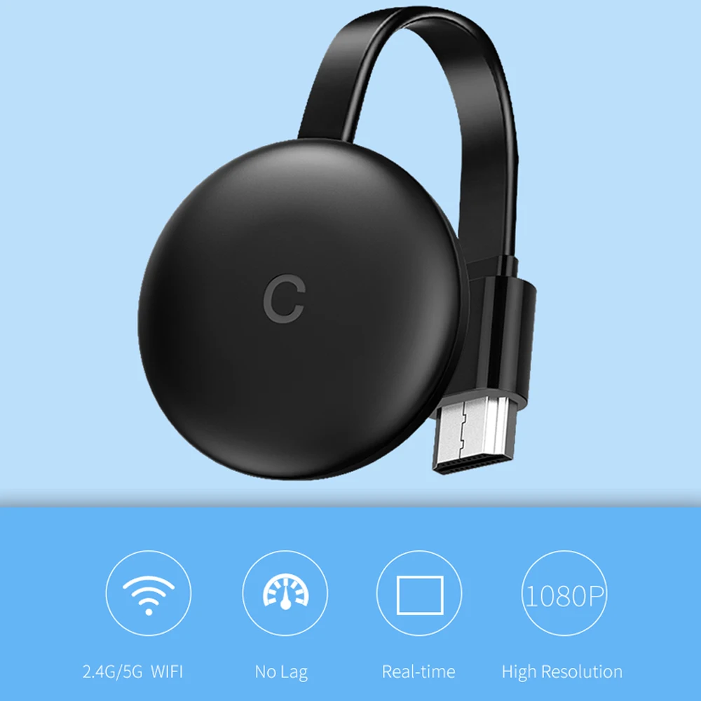 Беспроводной Wi-Fi адаптер для дисплея 1080P ТВ-адаптер видеоадаптер Airplay DLNA экран