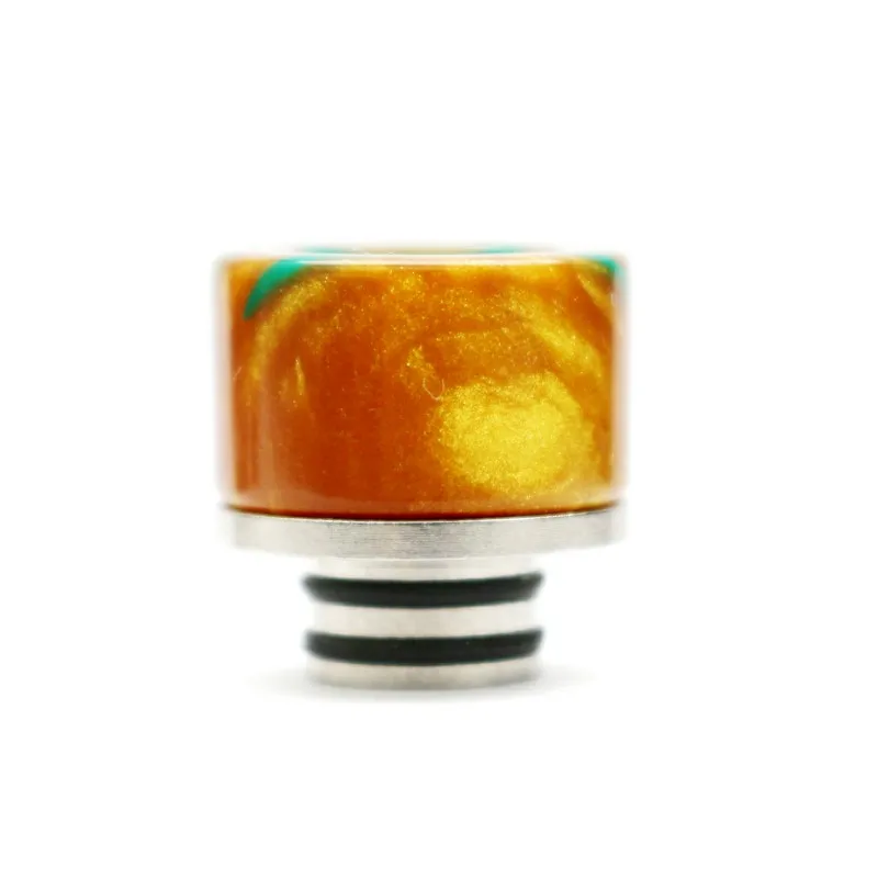 

Colorful Resin Metal Mouthpiece 810 Drip Tip For TFV8 BABY Uwell Valyrian 8ML Falcon IJUST MINI etc