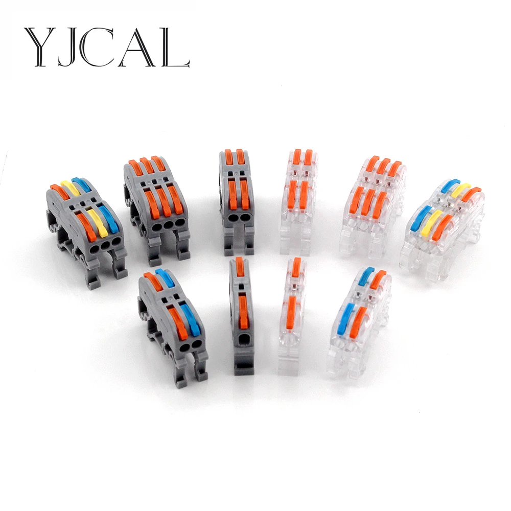 Быстрый провод соединитель клеммный блок Универсальный электрик Провода