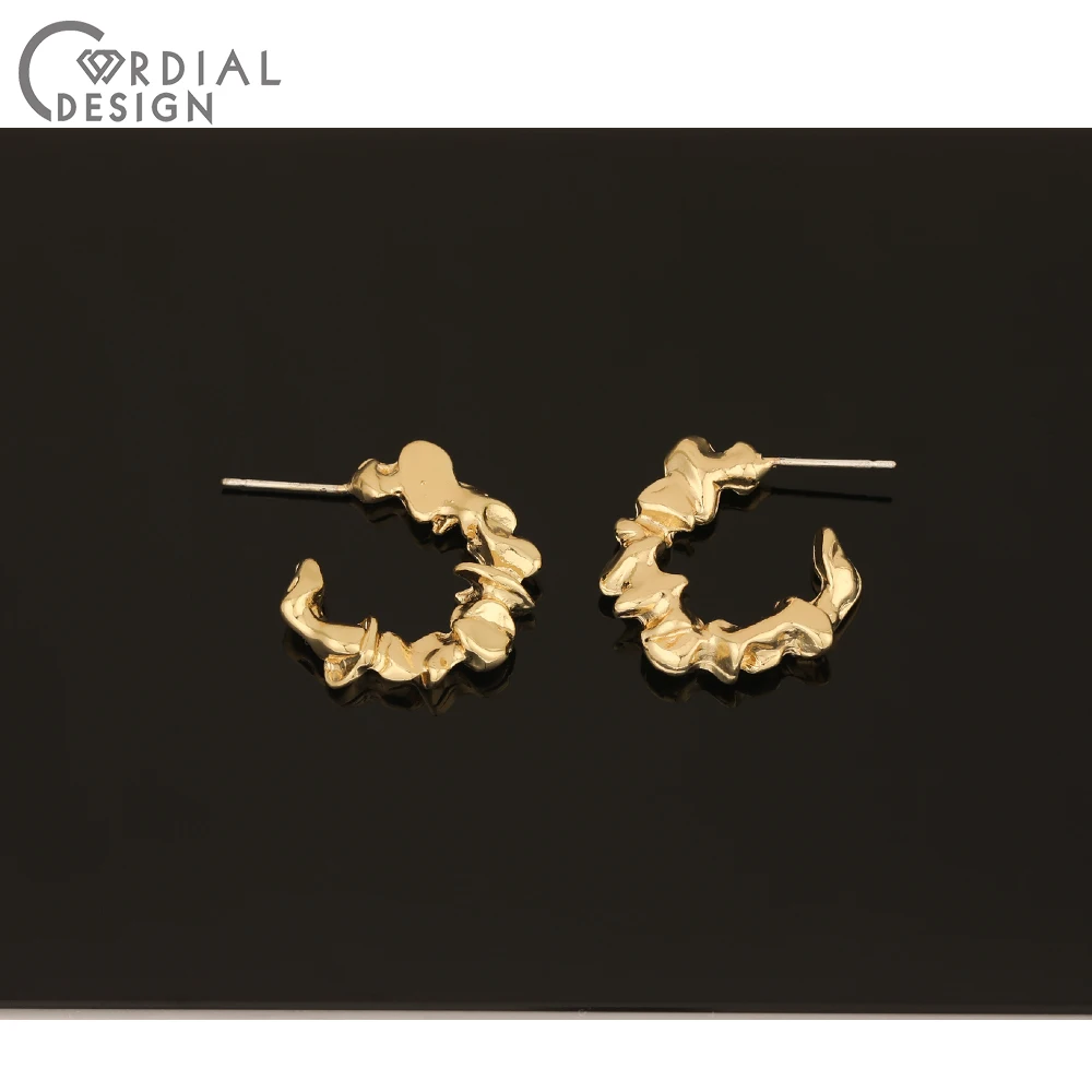 

Cordial Design 50Pcs 14*20MM Jewelry Accessories/Earrings Stud/Irregular C Shape/Hand Made/DIY/Jewelry Findings & Components