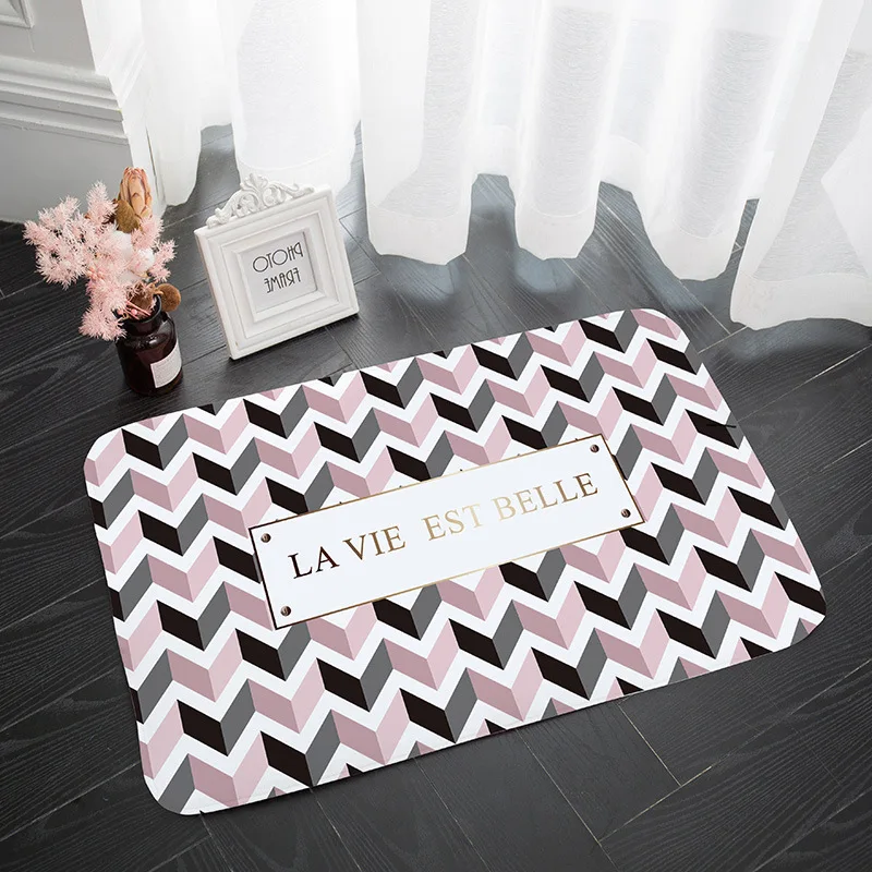 OIMG Anti-slip Bath Mat Silicone Door Bathroom Rubber PVC Rolled Sucker on Back 35x69cm | Дом и сад