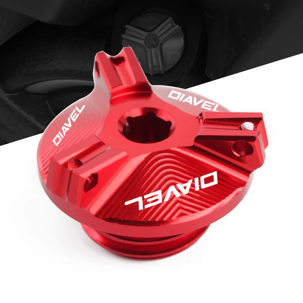 

For Ducati Diavel Carbon AMG Strada XDIAVEL S Motorcycle CNC Aluminum Oil Filler Cap Cover
