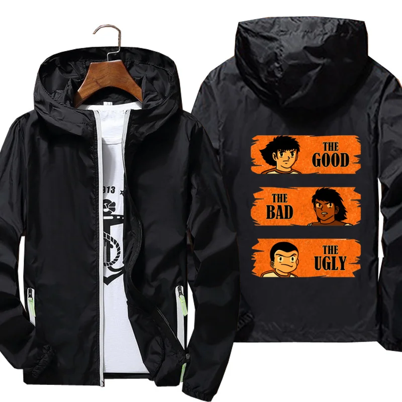 

Мужская ветровка с принтом западных капитанов, сезон весна-осень, 2021