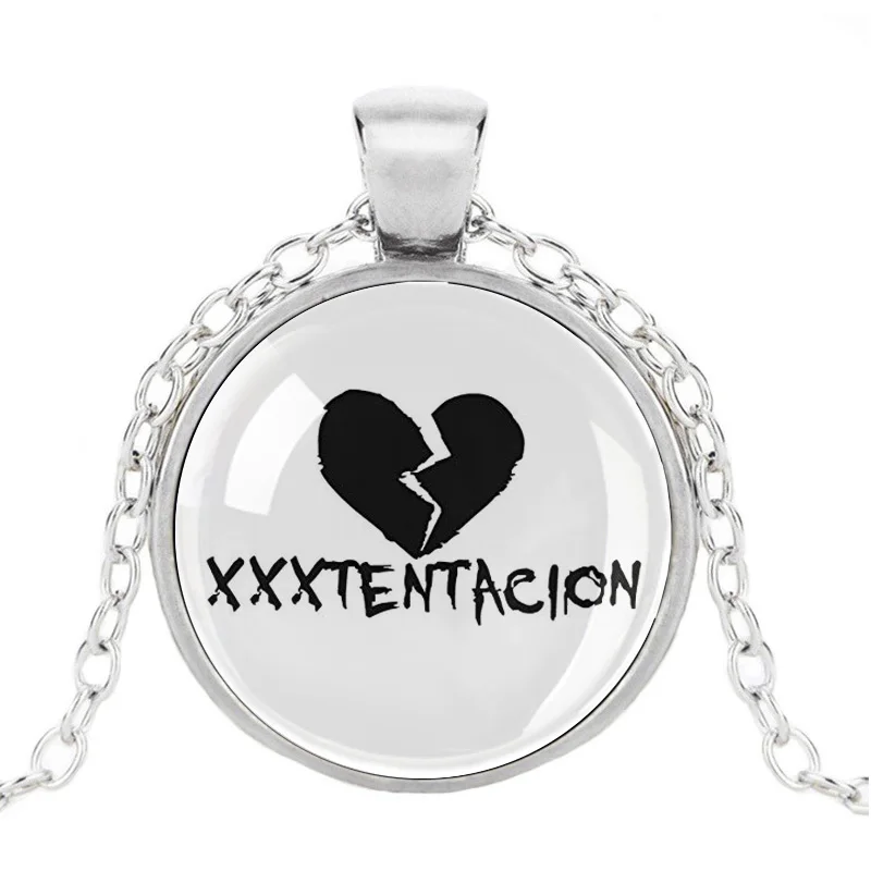 Rip XXXTentacion ожерелье хип-хоп рэпер кулон плохой логотип убить руку символ