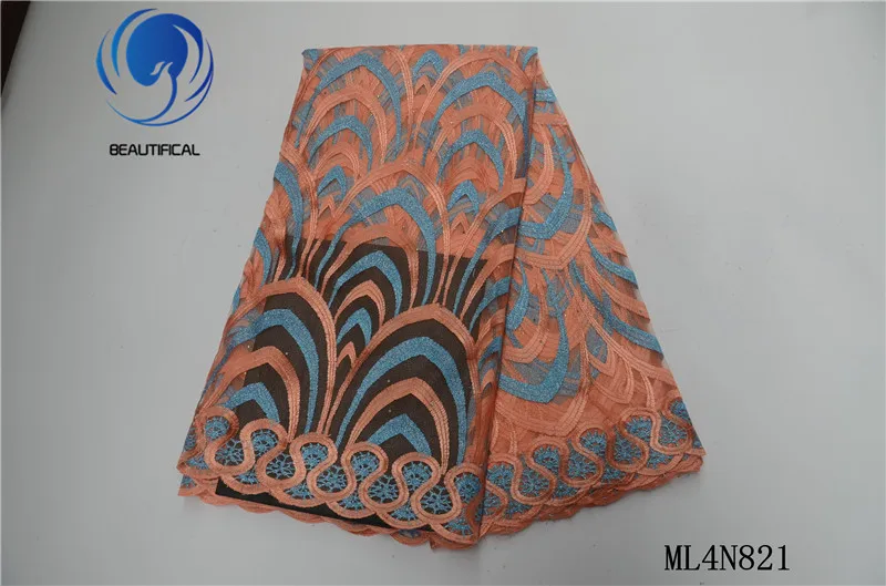 Красивая африканская кружевная ткань новинка 2019 с вышивкой и драгоценными