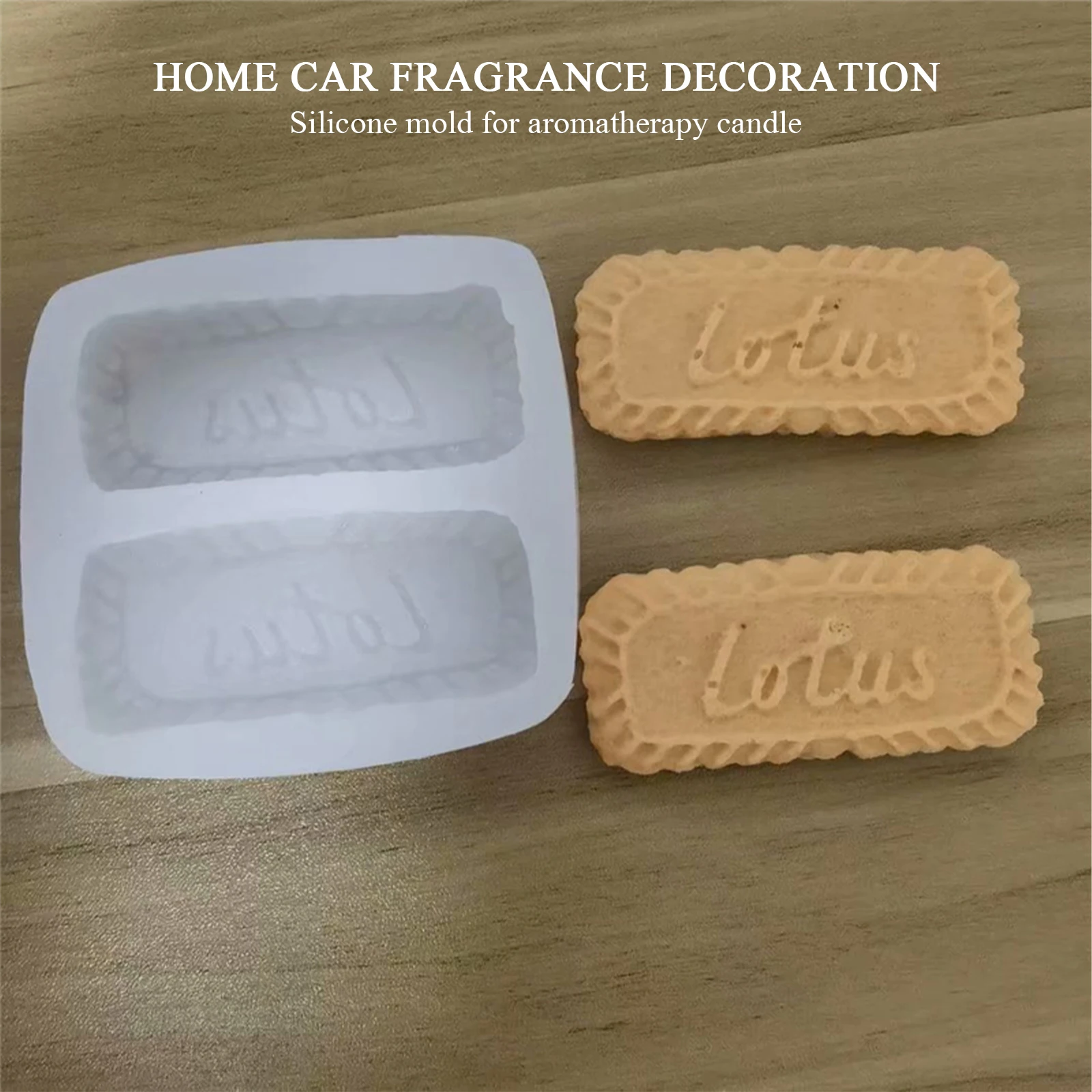 

3D Silicone Biscuit Shape Candle Mold Home Cars Aromatherapy Decor DIY Crafts Biscuit Chocalate Baking Mould Handmade Tool