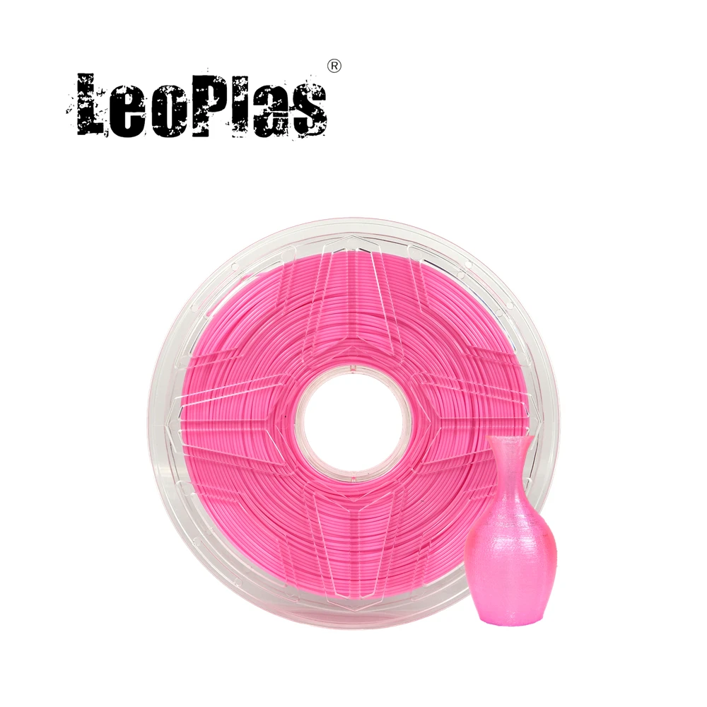 

LeoPlas 1.75mm Flexible Soft Pink TPU Filament 1kg For FDM 3D Printer Pen Consumables Printing Supplies Rubber Material